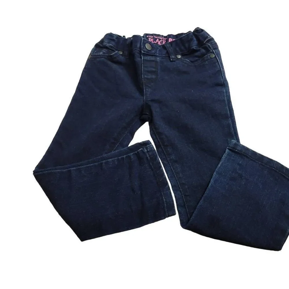 Children's Place bootcut dark wash jeans 4T